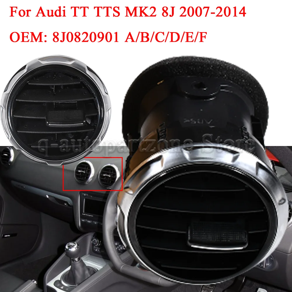 Rejilla de ventilación para salpicadero Audi TT/TTS 8J – 8J0820901
