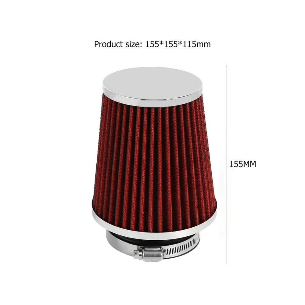Filtro de aire cónico universal de alto flujo para coche - imagen 4