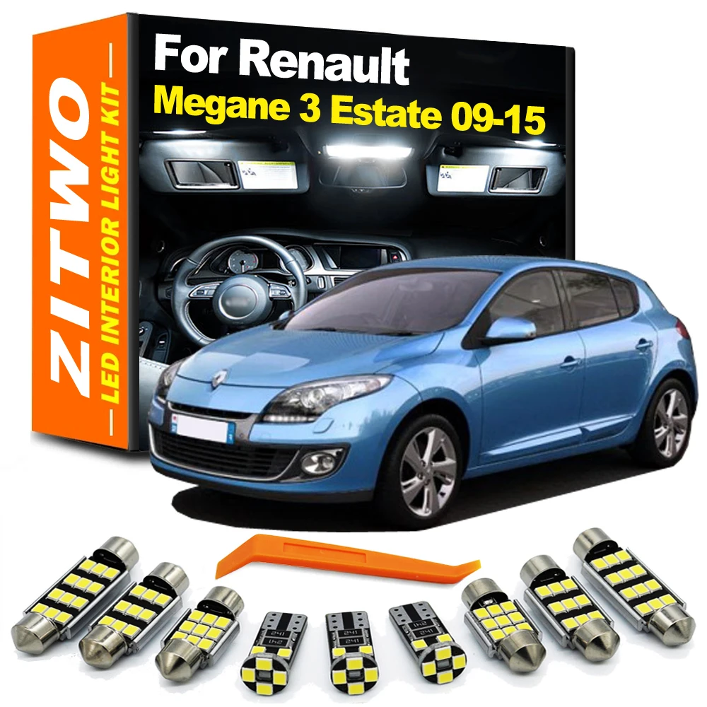 Bombillas LED interiores ZITWO para Renault Mégane III Grandtour
