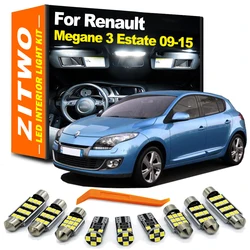 Bombillas LED interiores ZITWO para Renault Mégane III Grandtour