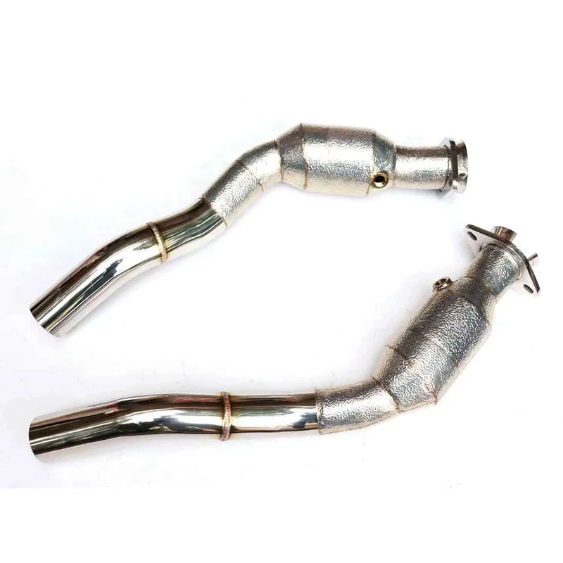 ING-Cabezal SS304, bajante de escape para Jaguar f-pace 3,0 T, sistema de motor de accesorios de carrera catalizados ternarios - imagen 5