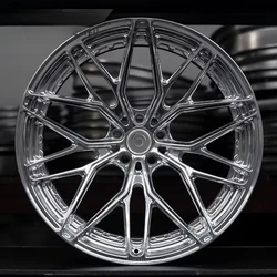 Personalizado 19x8,5 5x114,3 5x112 20x9 18-22 pulgadas 2 piezas cromadas para BMW Audi Mercedes benz Maybach llantas de ruedas forjadas de aleación