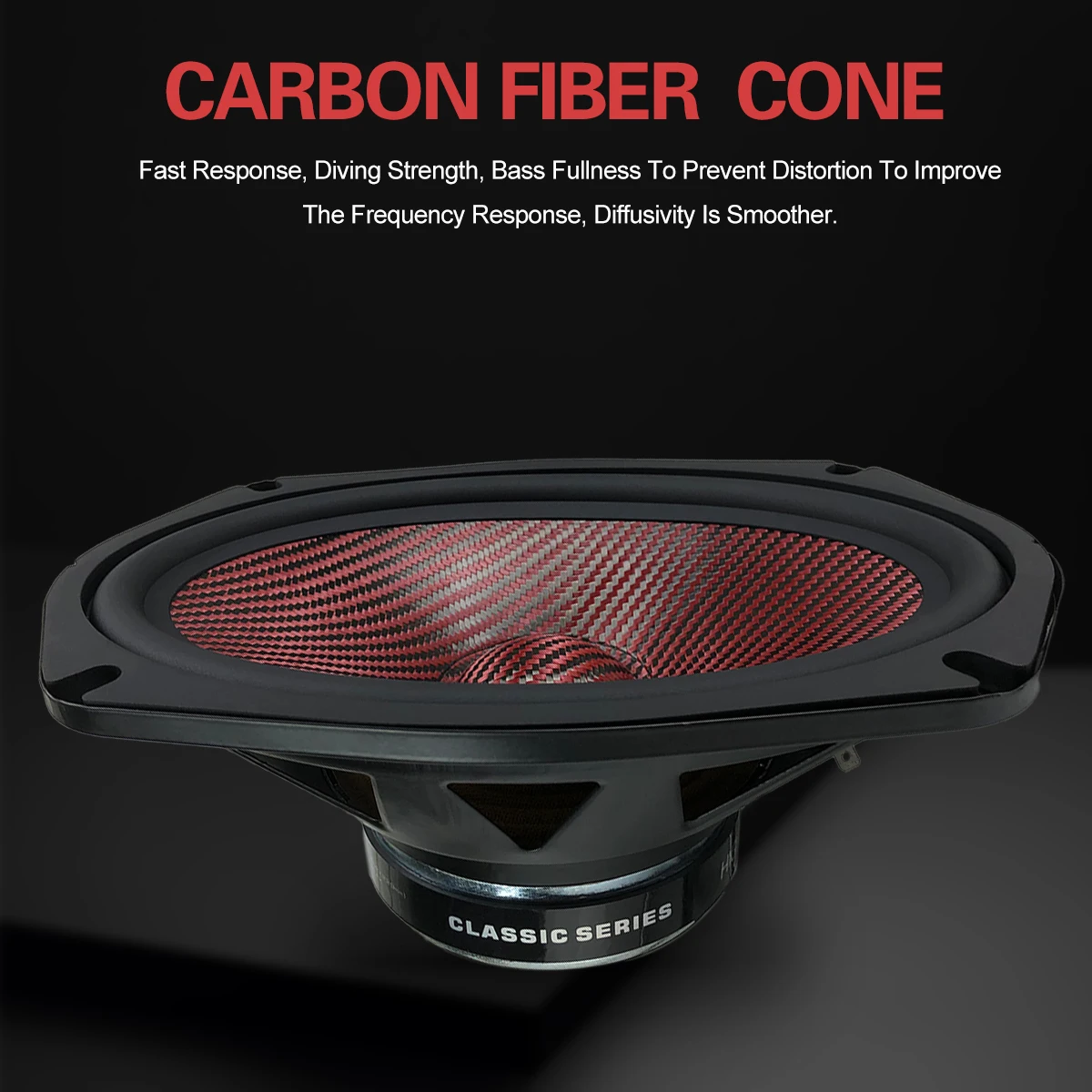 Zeming YS69202 Altavoz componente 6x9 pulgadas Altavoz componente para automóvil de 2 vías Fácil instalación y respuesta máxima de graves mejorada - imagen 4