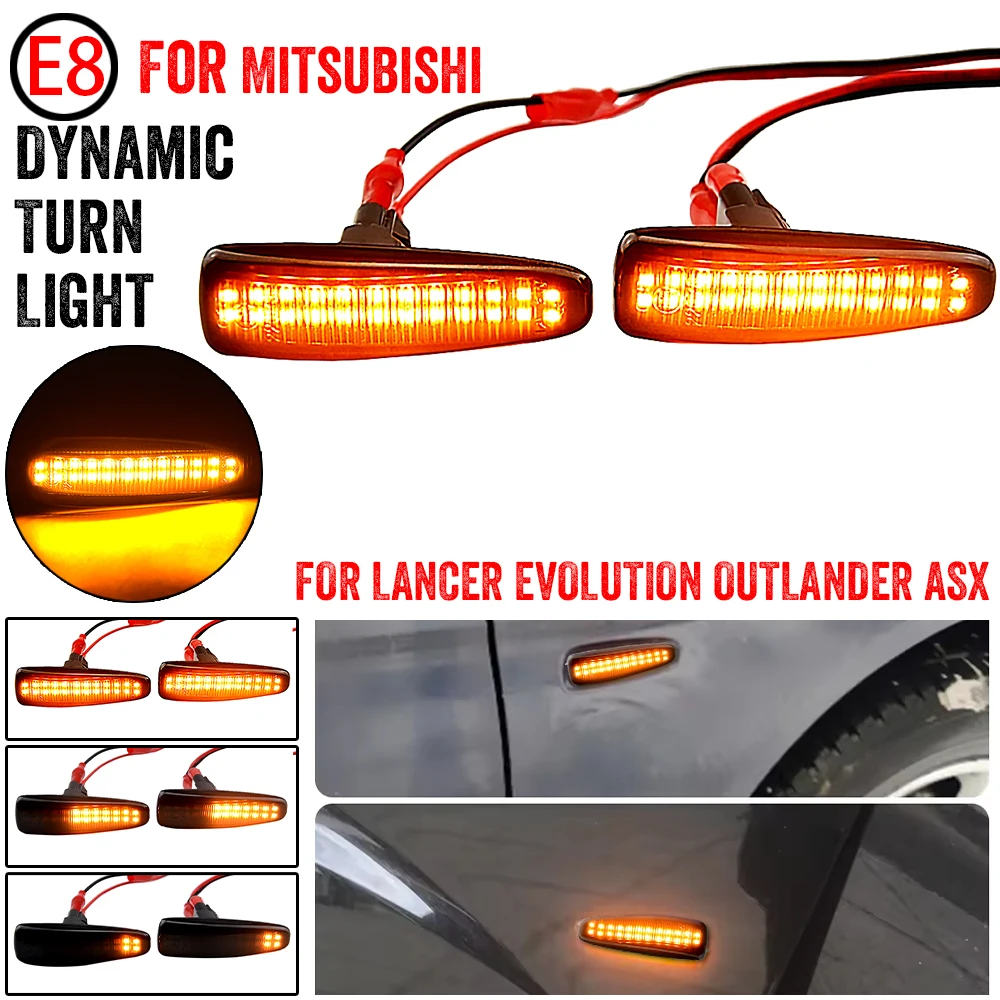 Intermitente LED dinámica lateral Mitsubishi Lancer Evo X - imagen 4