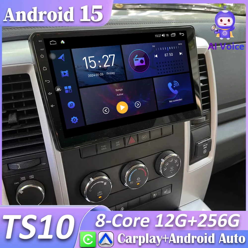 Radio multimedia CarPlay y Android Auto para Dodge Ram 1500 2008-2012 - imagen 4