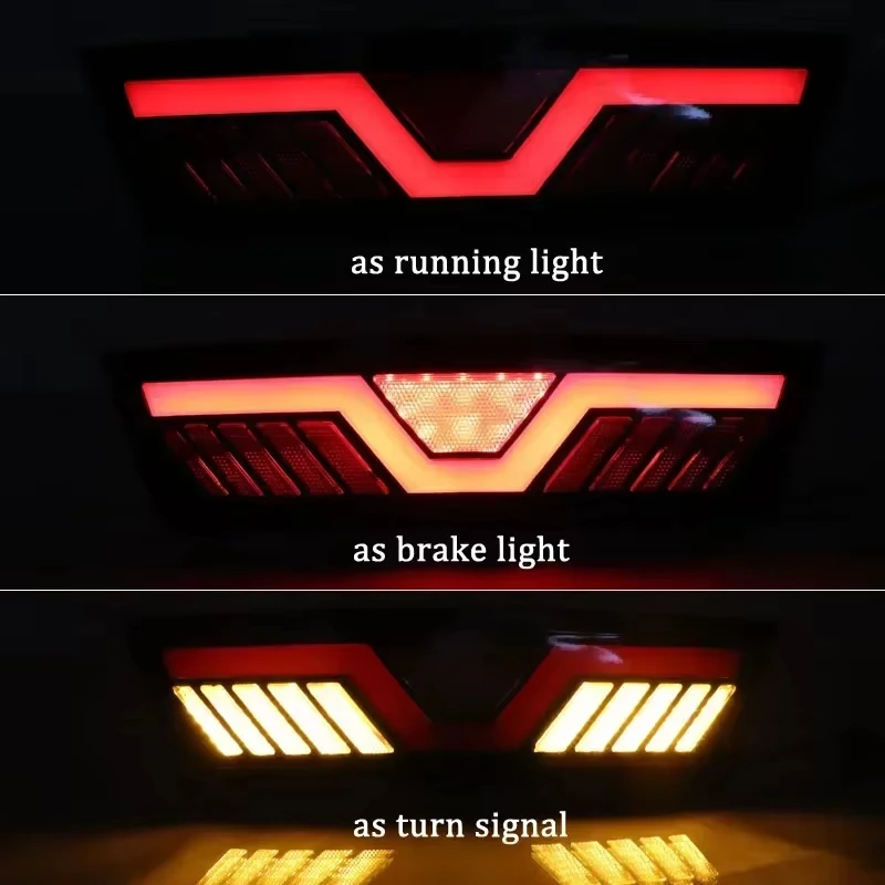 Luz LED parachoques Tesla Model Y 2020-2023 con freno y giro dinámico - imagen 3