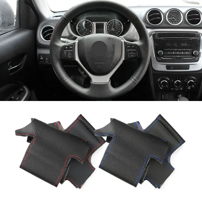 Funda volante cuero perforado para Suzuki Swift 2011-2017