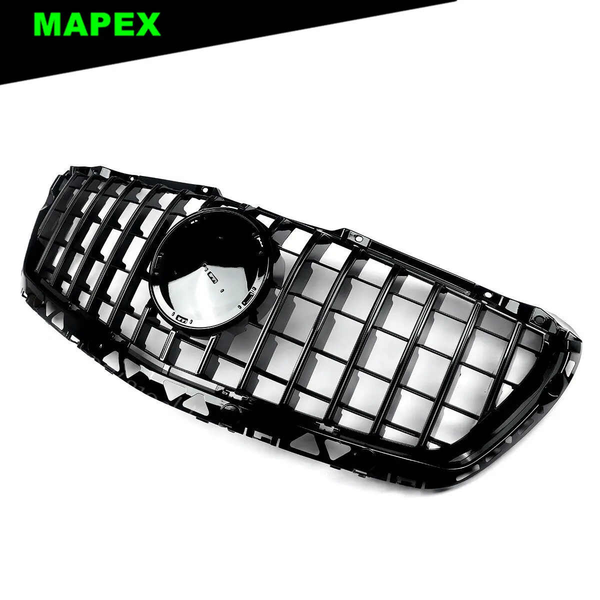 Rejilla delantera GT para Mercedes Benz W906 Sprinter 2500 3500 2014-2017 cromo negro brillante - imagen 5