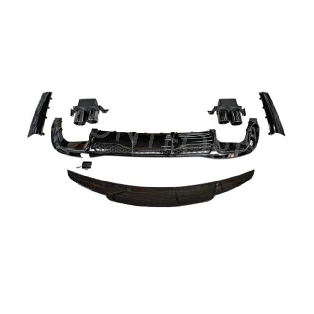 Kit tuning parachoques Mercedes Clase S W223 S400 S450 negro brillante - imagen 5