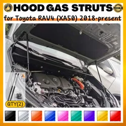Puntales de capó para Toyota RAV4 XA50 2018-presente
