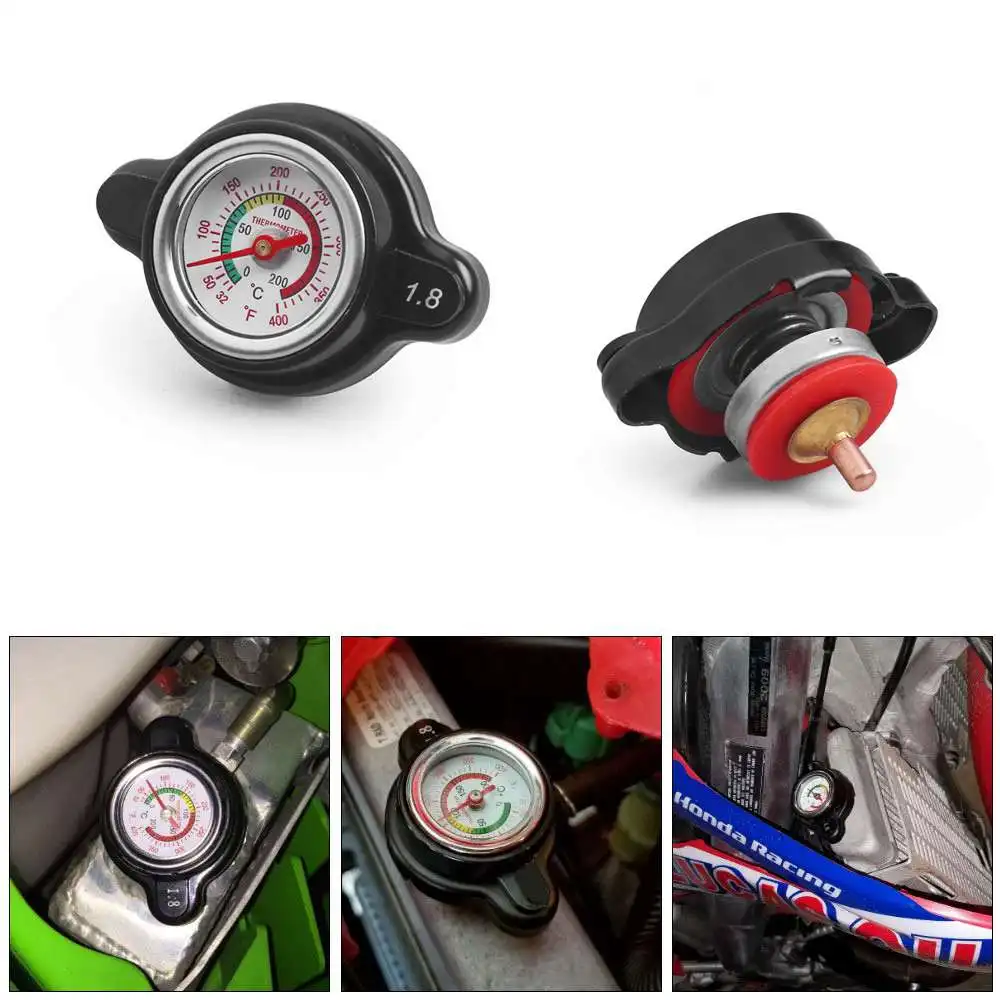 Tapón de radiador con termómetro 1,8 bar para Yamaha WR250R