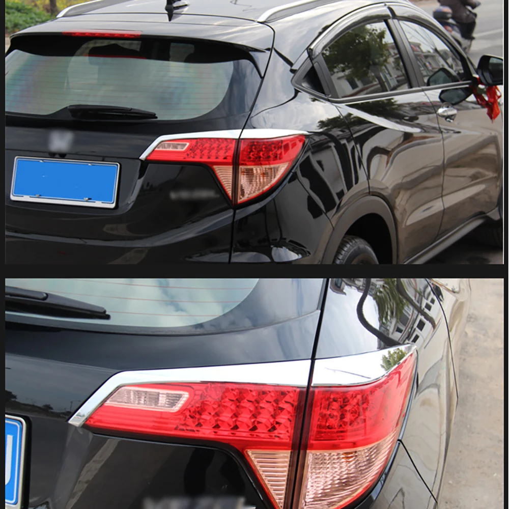 Parachoques trasero cromado con molduras – Honda HR-V 2014-2017 - imagen 2