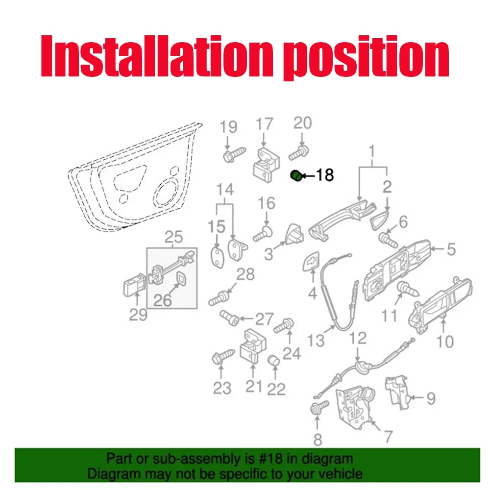 Kit Cubre Bisagra Puerta Skoda - Compatible con Citigo Fabia Octavia Yeti Superb - imagen 3