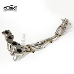 Colector de escape de rendimiento de carreras adecuado para sistema de escape de accesorios de escape de acero inoxidable Citroen C2 1,4 1,6 2006-2016