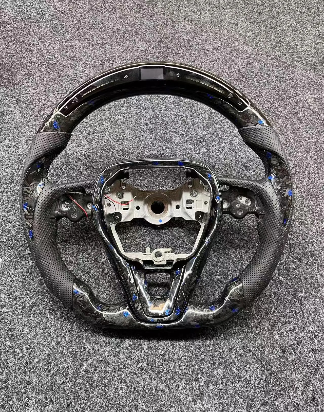 Volante forjado azul fibra de carbono LED – Toyota Corolla Camry