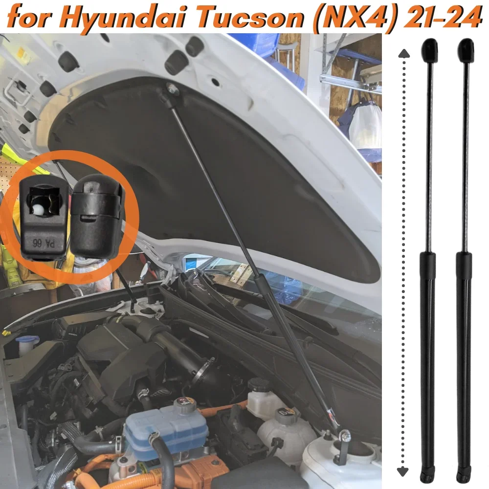 Puntales de capó Hyundai Tucson NX4 2021-2024 - resortes de gas