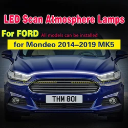 Intermitente LED DRL impermeable para Ford Mondeo y Fusion 2014-2019