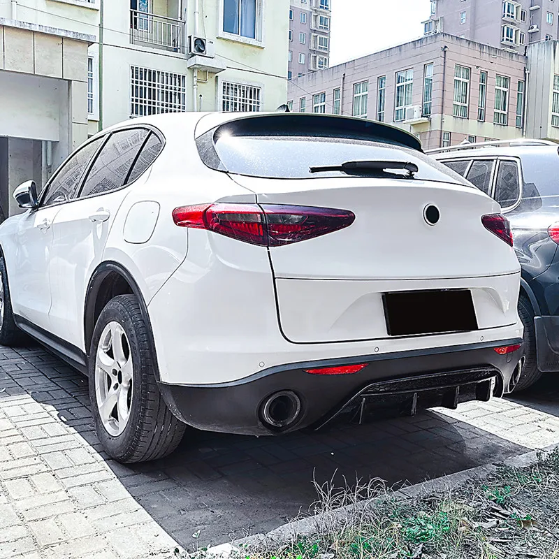 Difusor trasero de parachoques para Alfa Romeo Stelvio 2017 - imagen 5