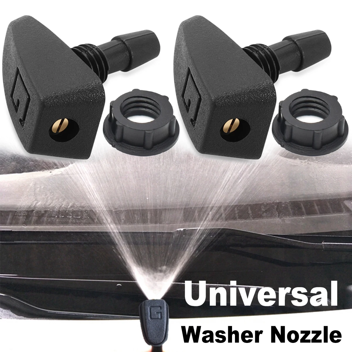 Boquilla lavaparabrisas universal para coche – pulverizador delantero