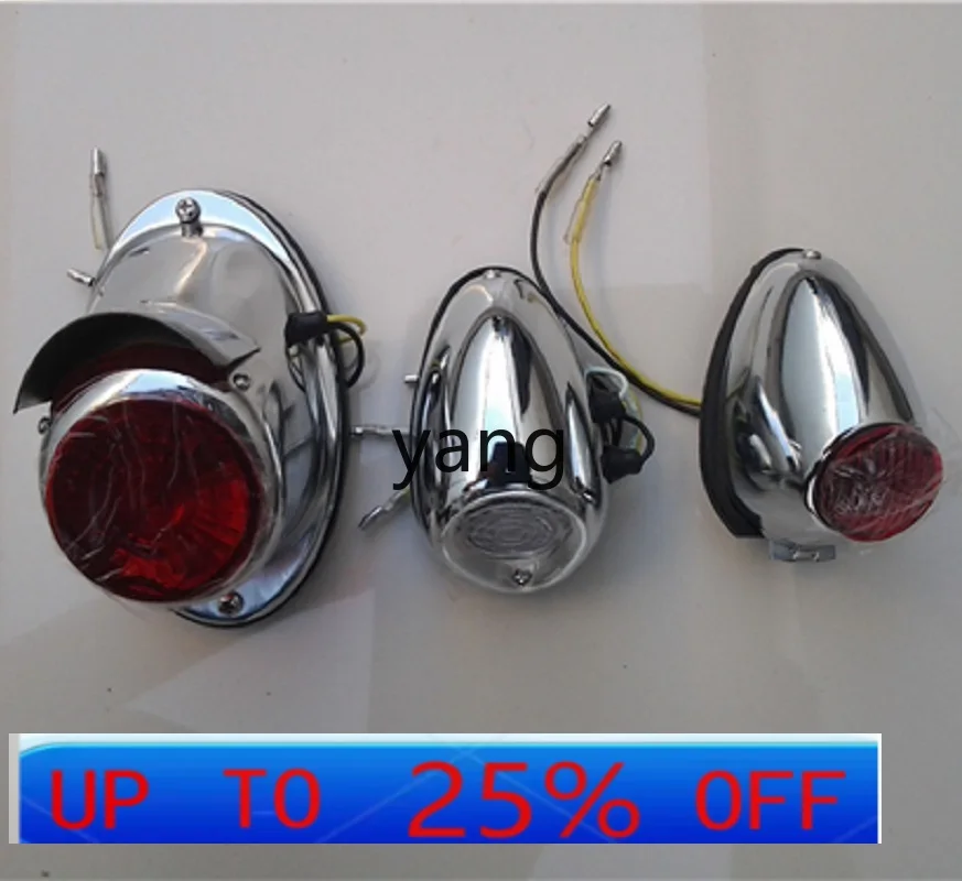 CX Kit de luces delanteras y traseras para moto de tres ruedas con sidecar