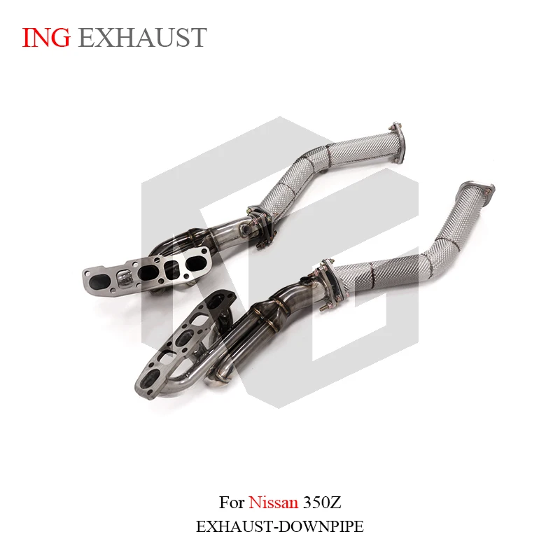 Tubo de drenaje secundario del colector ING para Nissan 350Z 3.5l V6 VQ35 tubo de rama de cabezal tubo convertidor de bajante de potencia del motor - imagen 4