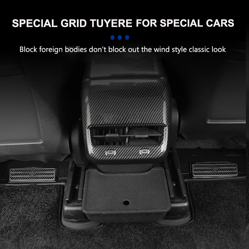 Protector de ventilación bajo el asiento para Tesla Model Y 2024 - imagen 2