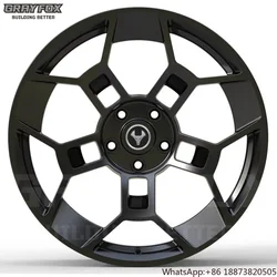 Llantas de aleación forjada negras para Ford Mustang GT S550 S650