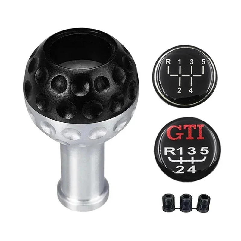 Pomo palanca de cambios aluminio estilo bola GTI para manual MT