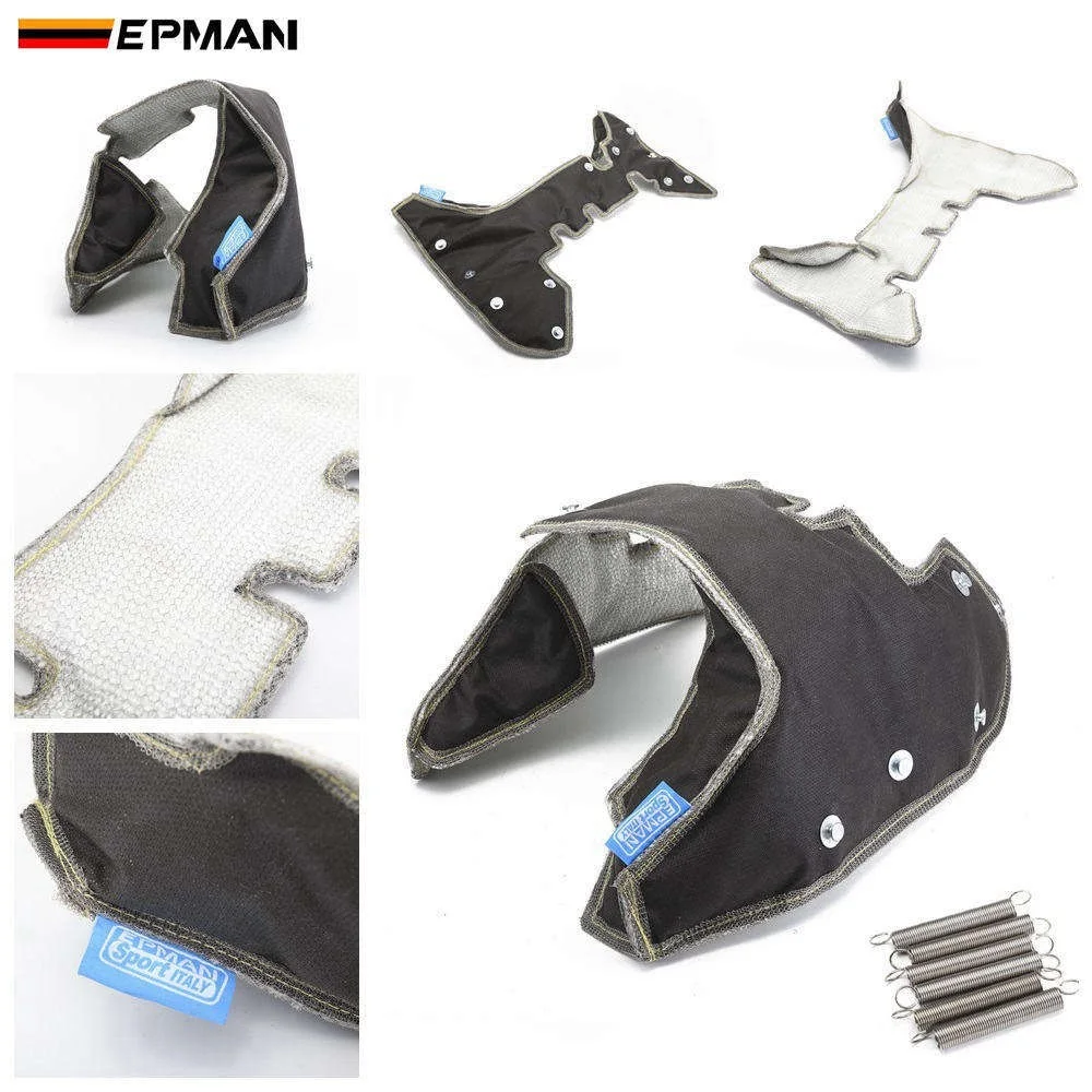 EPMAN Racing K04 escape Turbo manta cubierta de protección térmica alto rendimiento para K03/K04 Turbo cargador EPTBBK04B - imagen 2