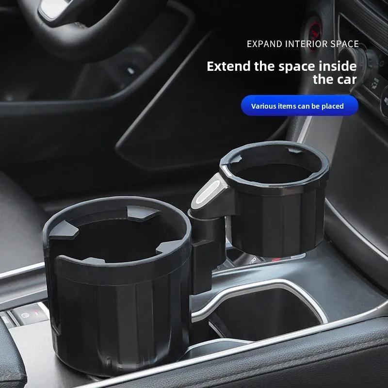 Portavasos doble retráctil de gran diámetro para coche y camión - imagen 4
