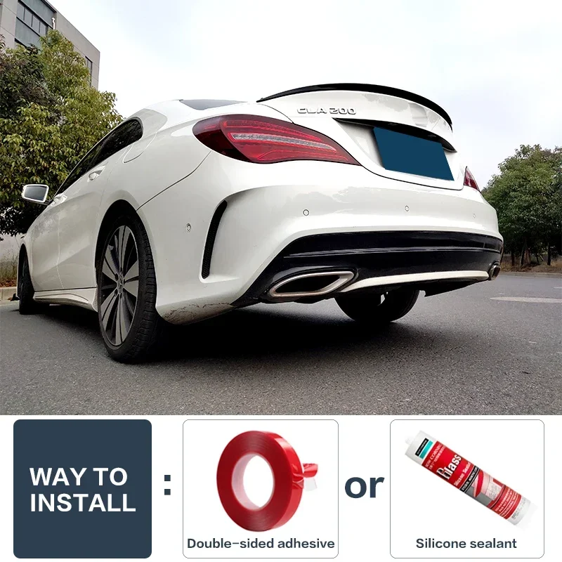 Alerón trasero efecto carbono ABS para Mercedes-Benz CLA W117 - imagen 3