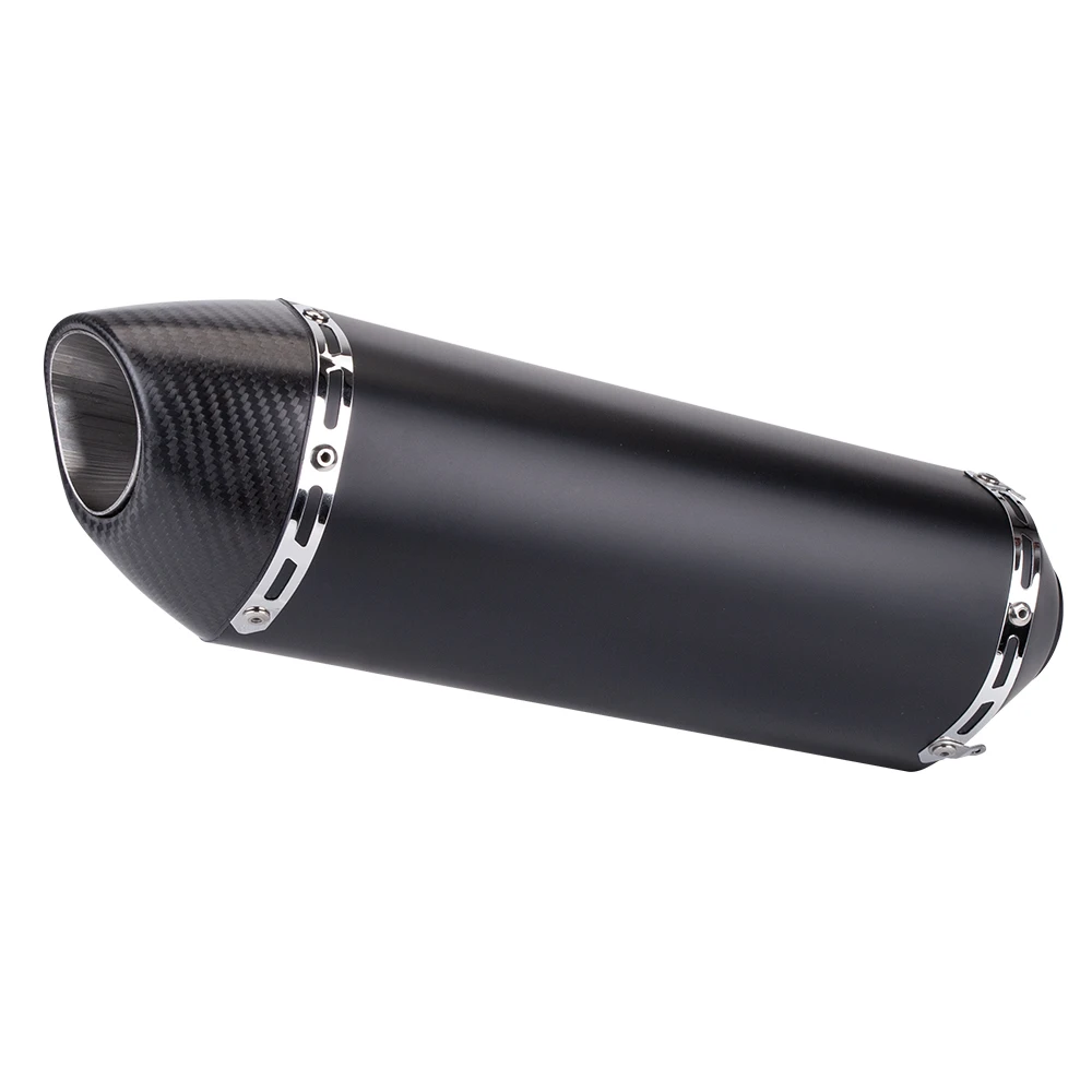 Silenciador de escape R77 universal para moto: Z900, MT-07, MT-09, R1 - imagen 5