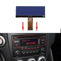 Pantalla LCD de radio para Nissan Qashqai y Juke – reparación píxeles