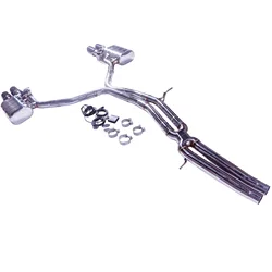 Escape catback GFC quad tip Audi S4 B9 3.0 TFSI acero inoxidable