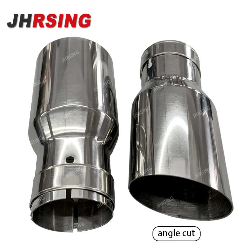 Silenciador de escape universal de acero inoxidable para coche, modificación de garganta trasera para b-mw e90, punta de escape w222 - imagen 2