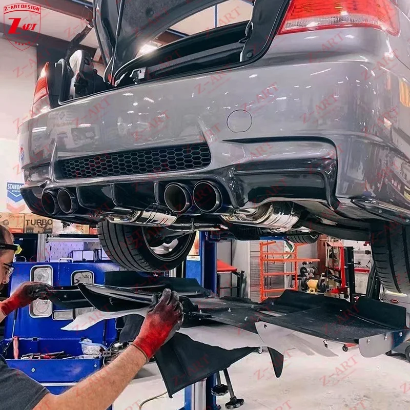 Z-2005-2012 para labio trasero de fibra de carbono M3 para BMW E90 barbilla trasera de fibra de carbono para BMW E92 E93 M3 difusor trasero de fibra de carbono - imagen 5