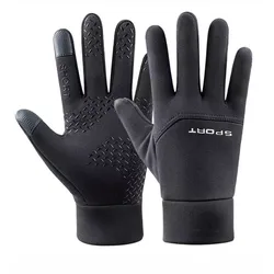 Guantes térmicos impermeables y antideslizantes para exterior, dedo completo o dos dedos