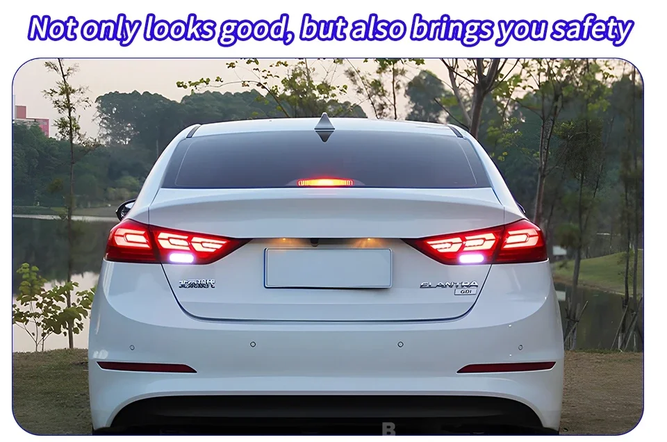 Conjunto de luces traseras LED para Hyundai Elantra 2016-2020