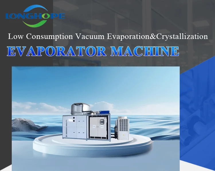 Evaporador industrial de baja temperatura para tratamiento de aguas residuales