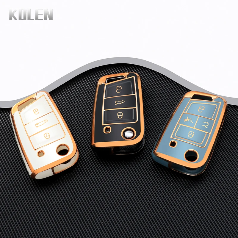 Funda de TPU para llave VW Golf 7, Tiguan, SEAT Ateca y Škoda - imagen 3