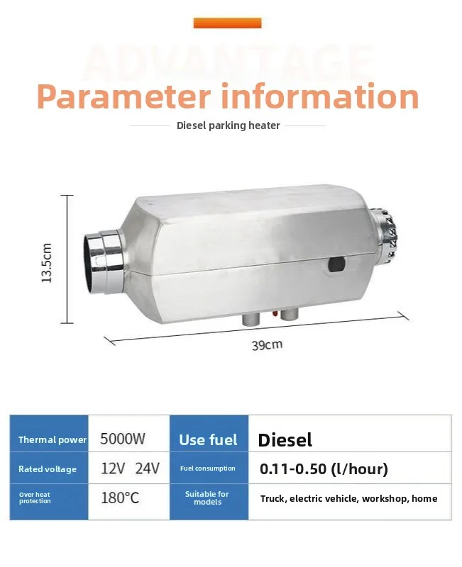Calentador de aire diésel NewWarm 12V/24V