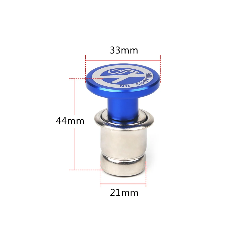 Encendedor de cigarrillos de aluminio anodizado 12V para coche - imagen 2