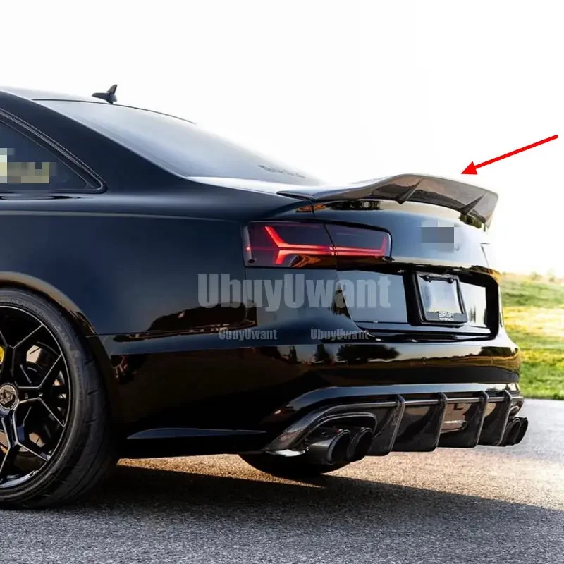 Alerón trasero fibra de carbono para Audi A6 C7 RS Sport 2012-2016 - imagen 5