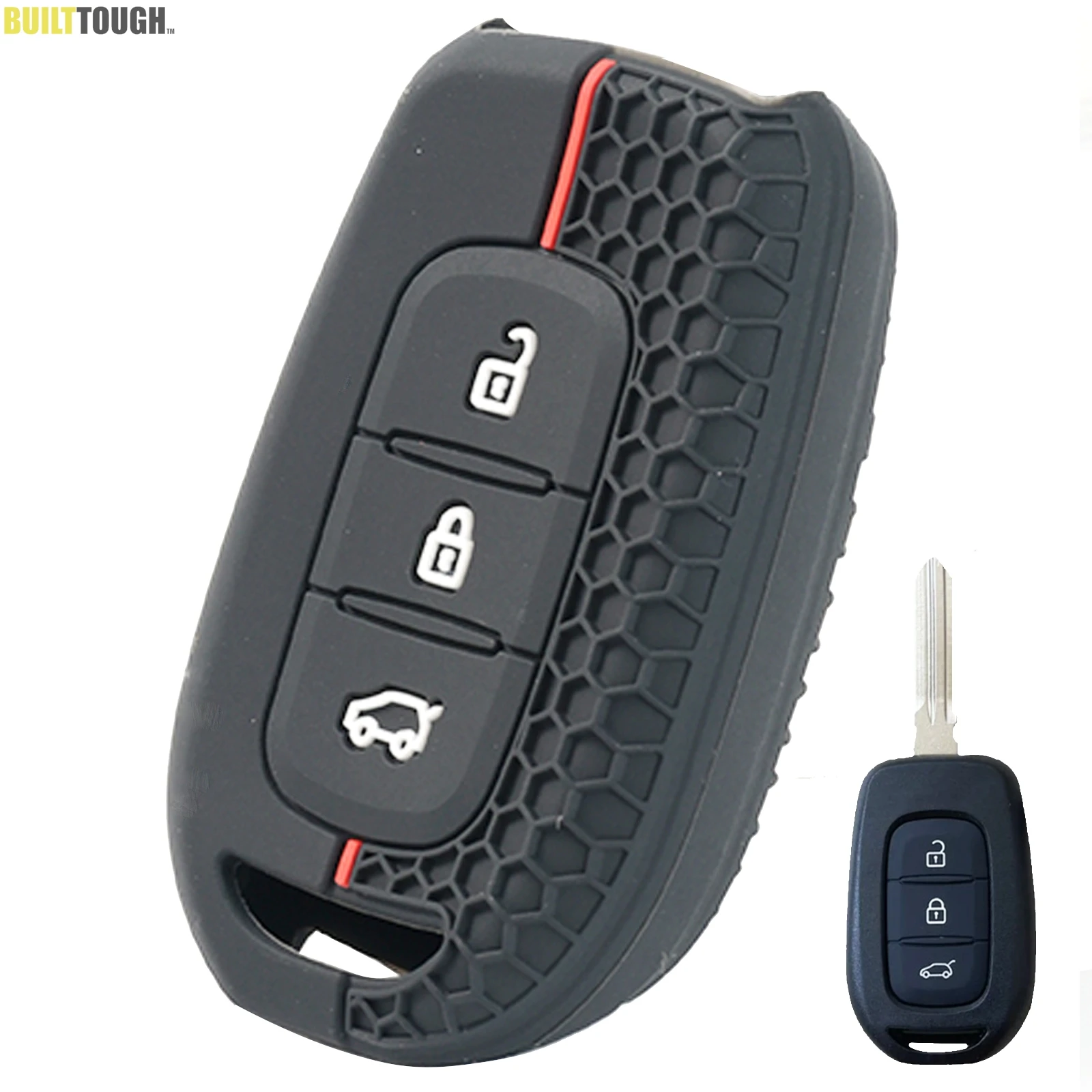 Funda llave remota 3 botones Renault/Dacia – Captur, Megane, Symbol