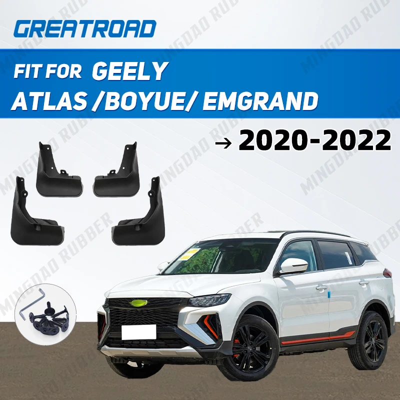 Kit guardabarros Geely Atlas 2020-2022 – Protector salpicaduras
