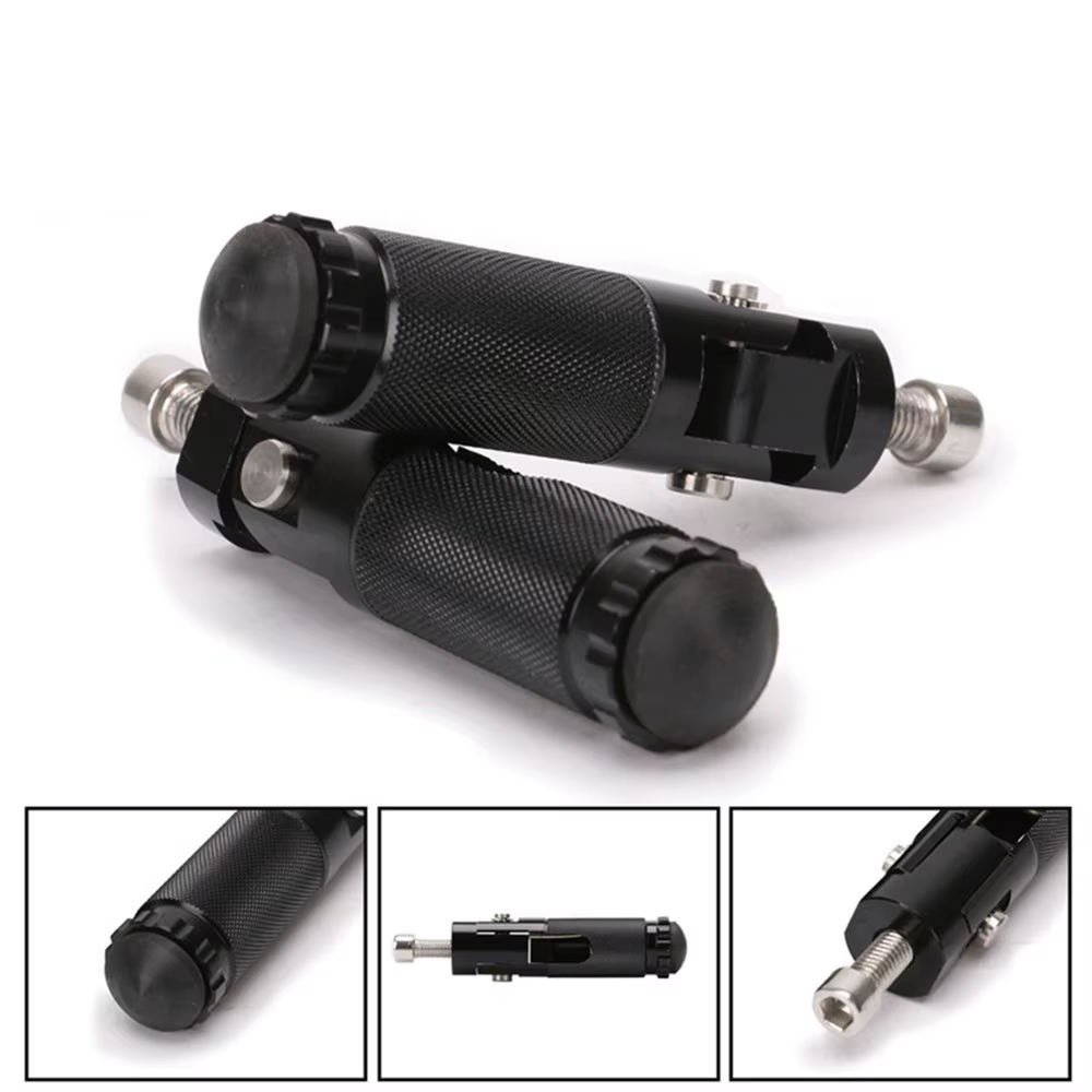 Reposapiés plegables aluminio CNC para motocicleta universal - imagen 5