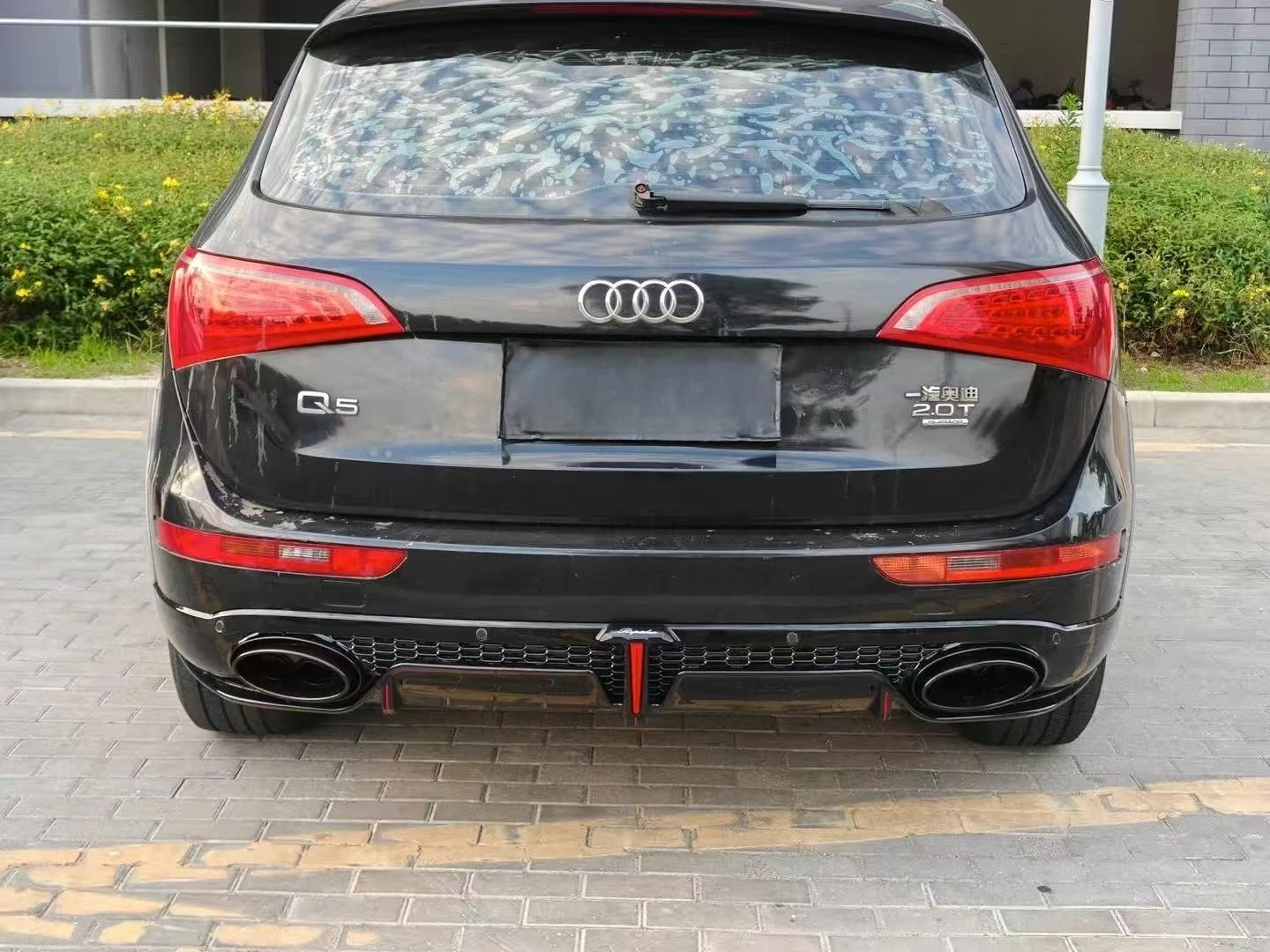Difusor, puntas de escape y alerón para Audi Q5 2009-2017 - imagen 5