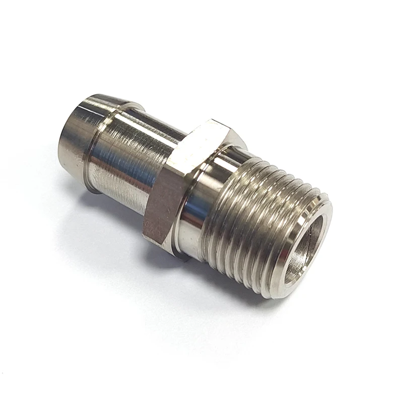 Racor calefactor de acero para colector de admisión Chevy 1/2 NPT - imagen 4