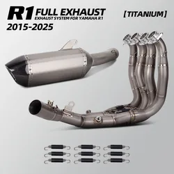 Escape titanio Yamaha YZF-R1 silencioso carbono 2015-2025