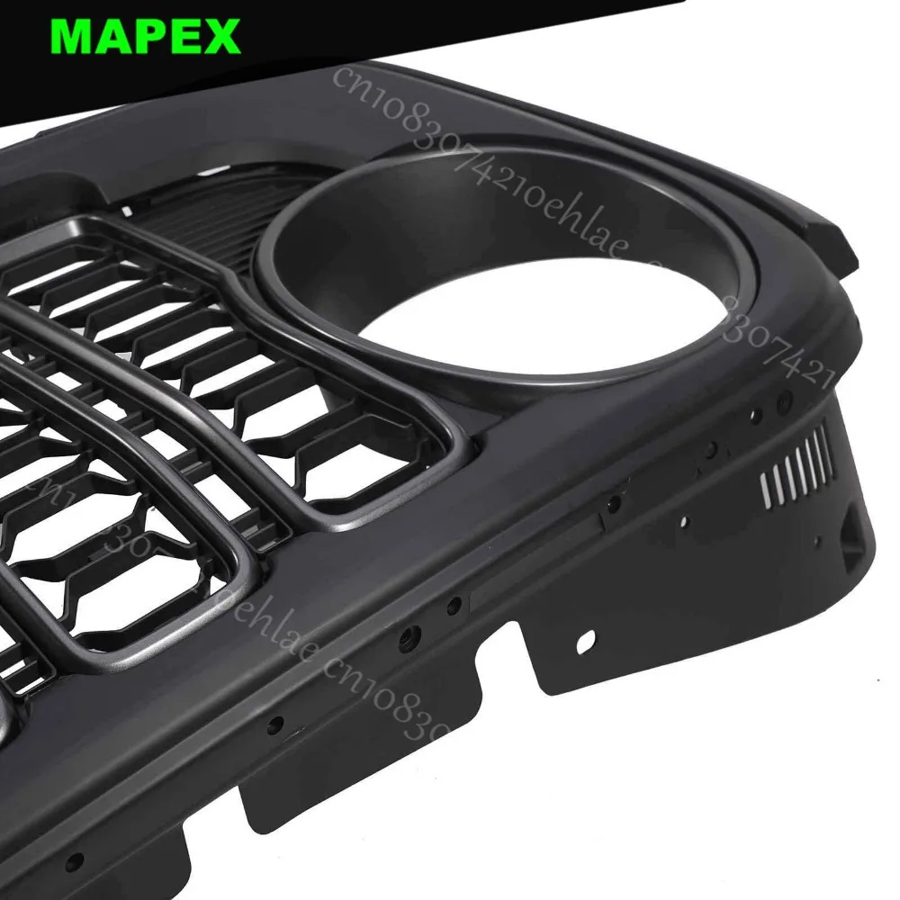 Parrilla delantera malla negra para Jeep Wrangler JL y Gladiator JT - imagen 4